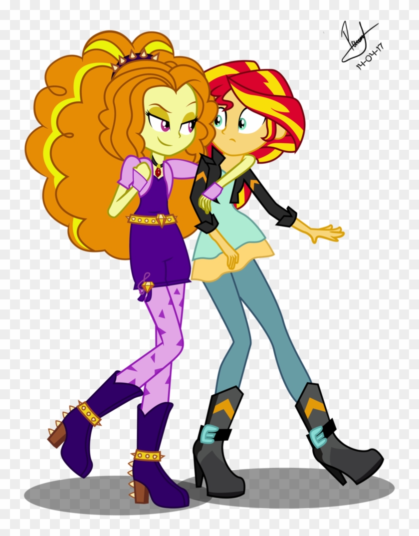 Sunset Shimmer And Adagio By Paulysentry - Sunset Shimmer X Adagio #836538