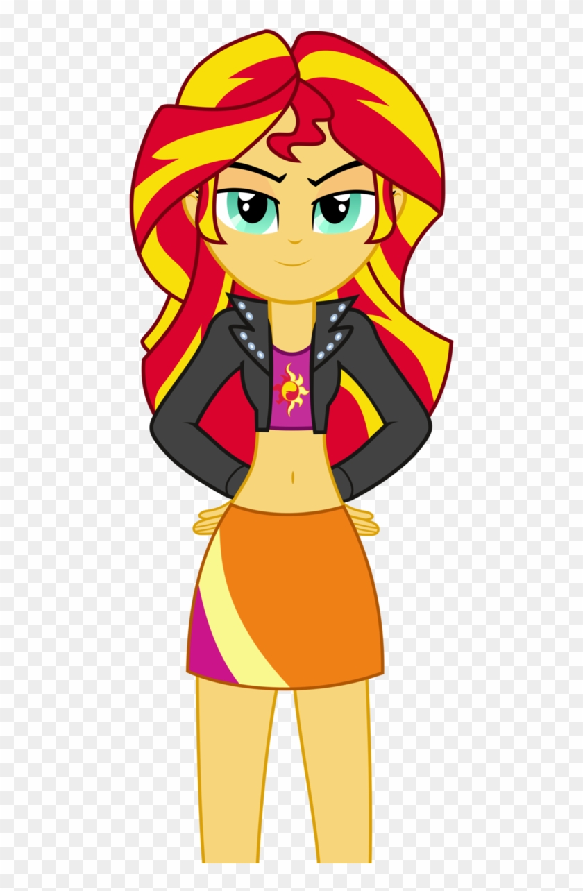 Sunset Midriff 5 By Ponyalfonso - Sunset Shimmer Belly Button #836559
