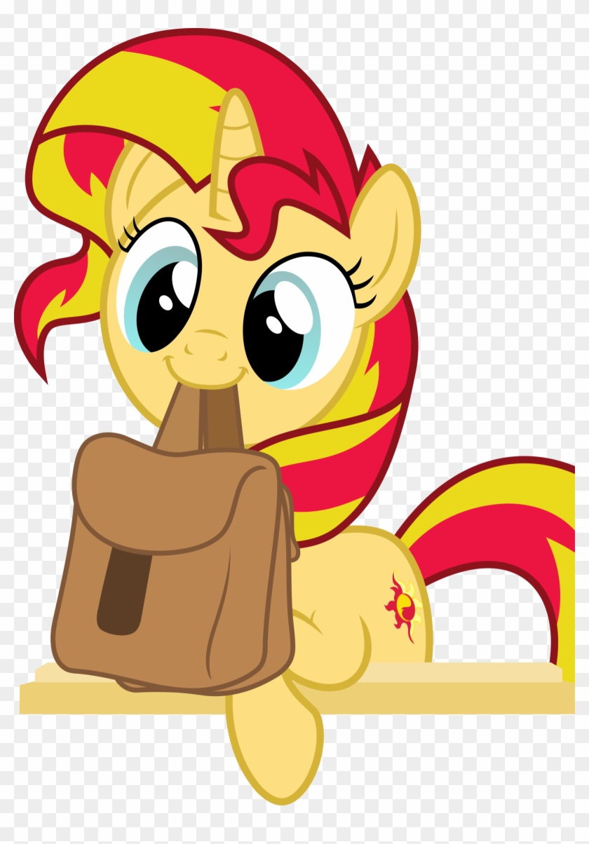 Icantunloveyou 228 21 Cute Sunset Holds Bags By Pink1ejack - Mlp Sunset Shimmee Adorable #836571