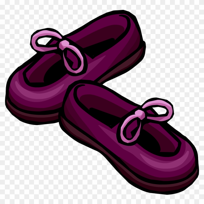 Plum Slippers - Imagenes De Zapatos Animadas - Free Transparent PNG Clipart  Images Download