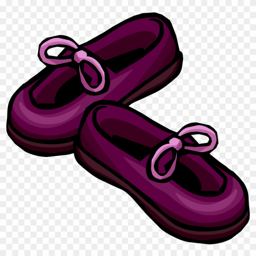 Plum Slippers - Imagenes De Zapatos Animadas #836579