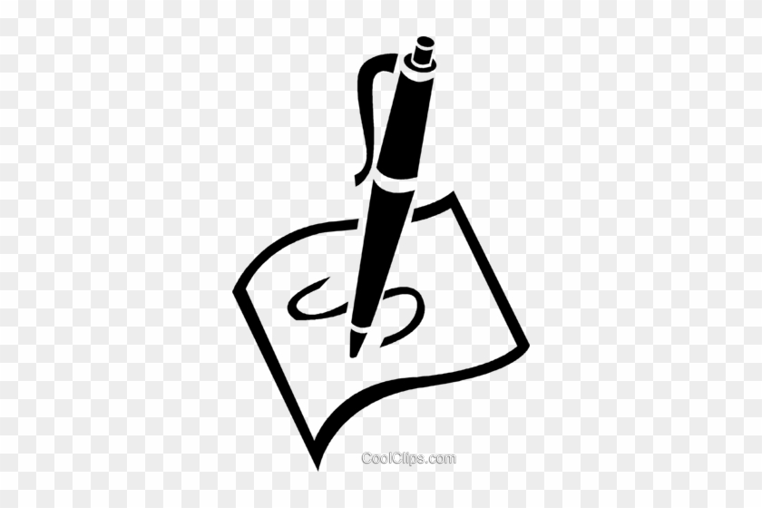 Clipart Pen And Paper - Clip Art Pen And Paper #836654