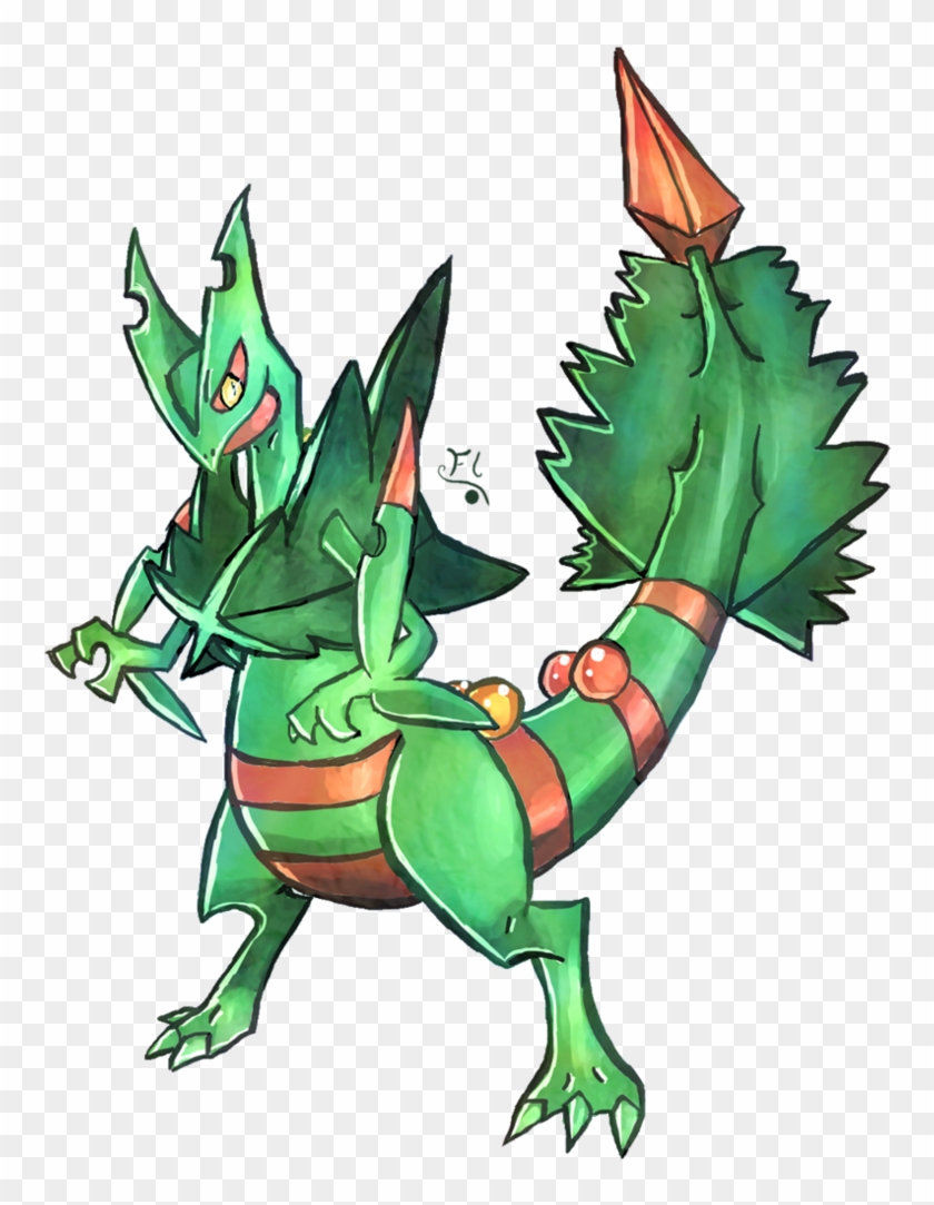 Image Result For Sceptile Mega Evolution - Drawing #836660