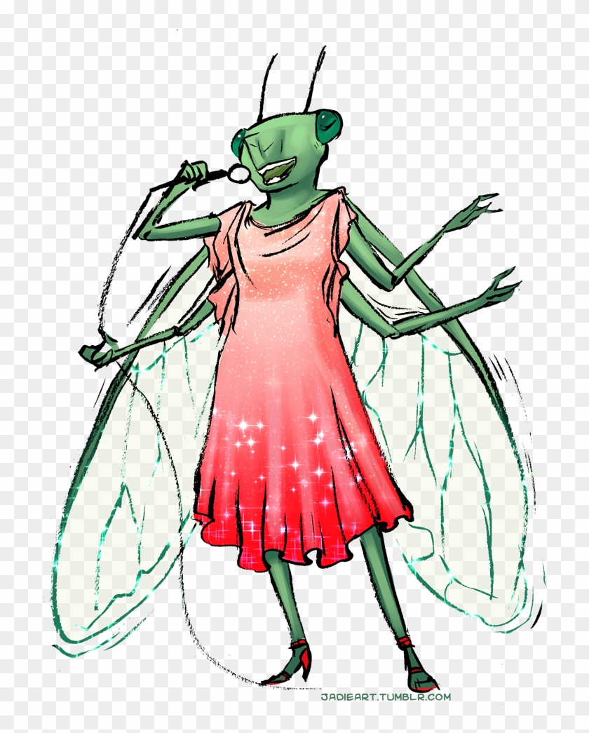 30 Day Monster Girl Challenge - Girl Monster Bugs Art #836881