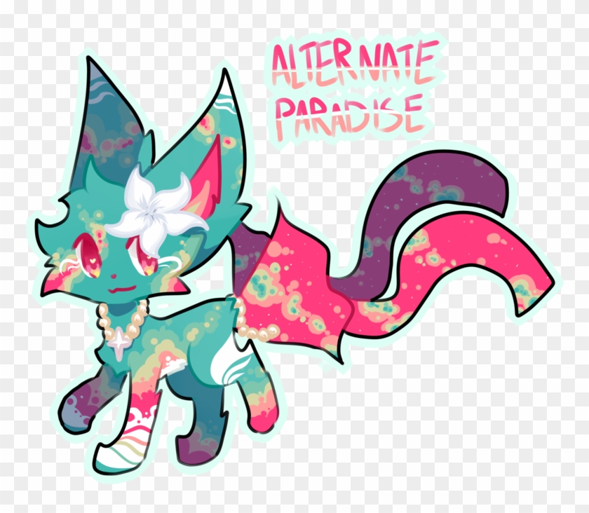 Ribbonfox Auction Alternate Paradise By Kuro The Art - Cartoon #836890