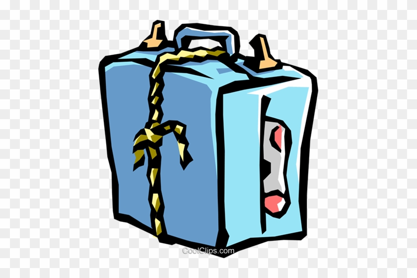 Luggage Royalty Free Vector Clip Art Illustration - Packing A Suitcase #836919