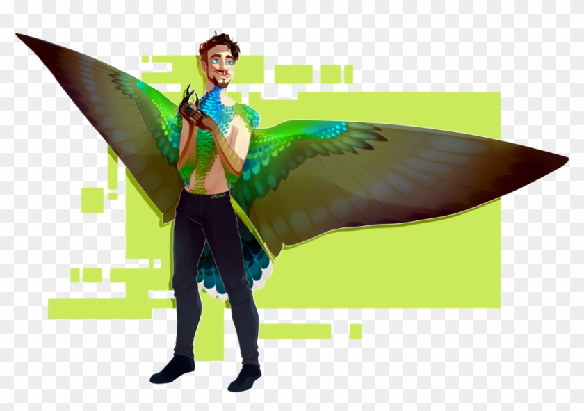 Jacksepticeye Except He's A Hummingbird By Caosgii - Antisepticeye Humming Bird #836925