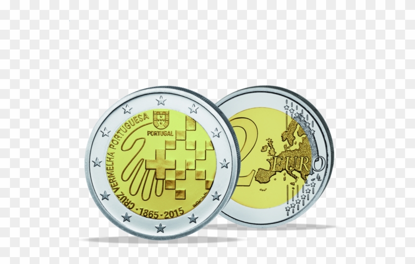 2 Euro „rotes Kreuz Portugal“ - Schloss Neuschwanstein 2 Euro Bayern In Farbe - Münzkurier #836944