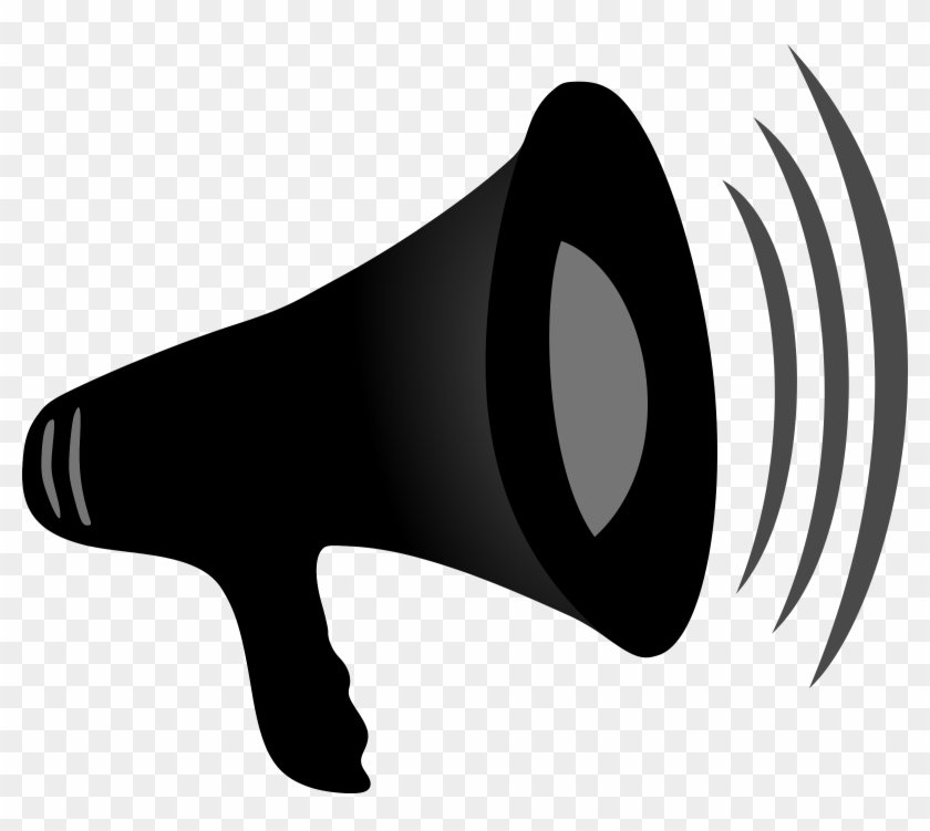 Megaphone - Clipart - Megaphone Clipart Transparent #837064