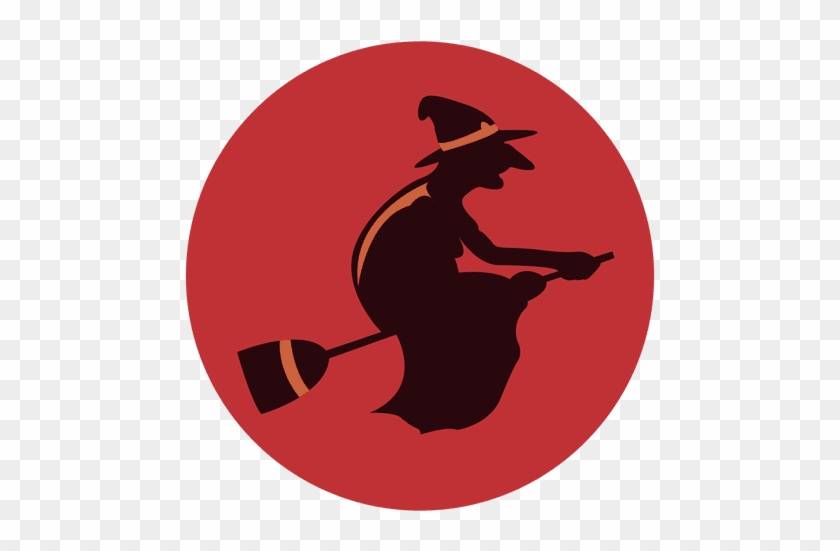 Witch Broom Circle Icon - Broom Logos #837071