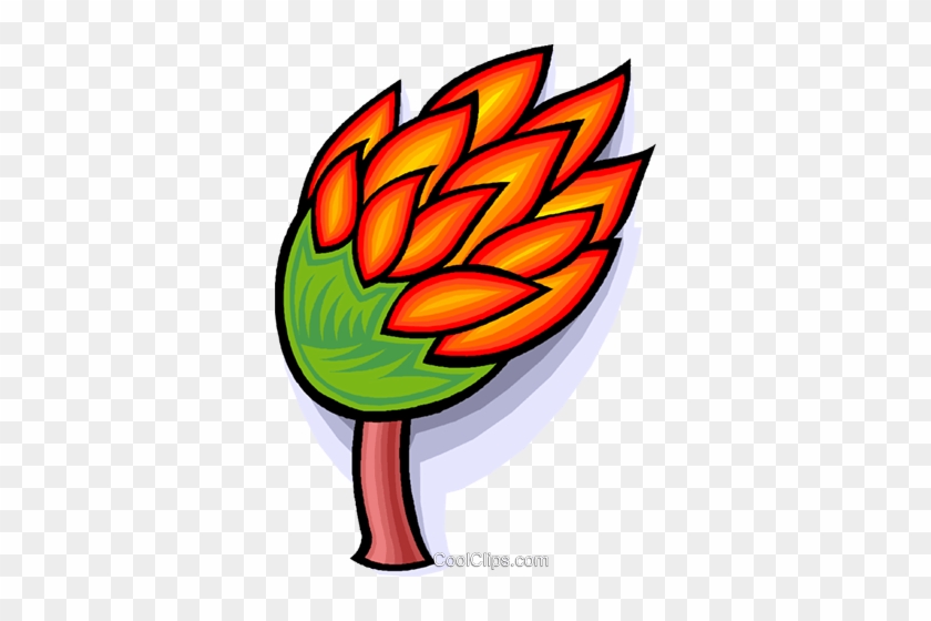 Burning Tree, Destruction Of The Forests Royalty Free - Burning Tree Clipart #837100