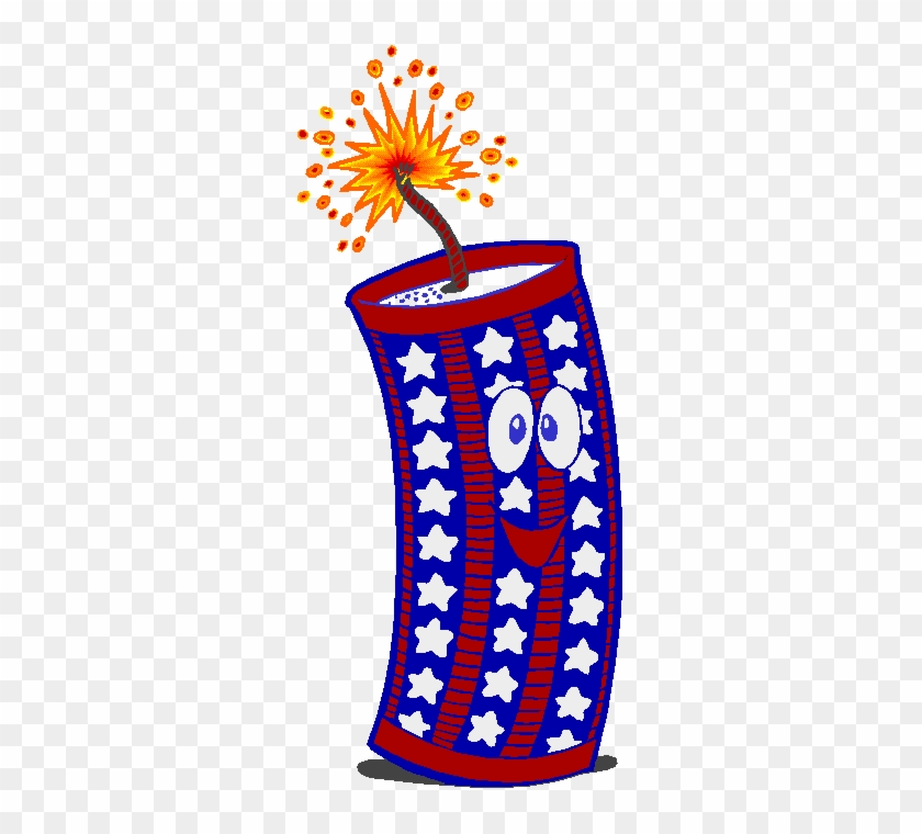 Firecracker Clip Art - 4th Of July Clip Art #837106