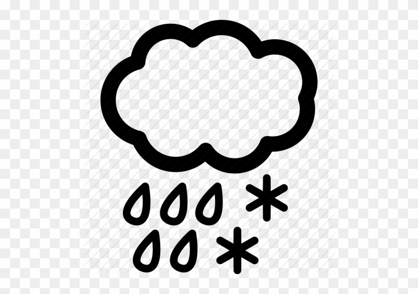 Snowfall Clipart Cold Cloud - Cloud #837132