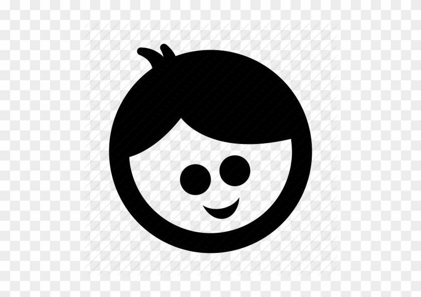 Kid Icons Vector - Face Boy Logo Icon #837176