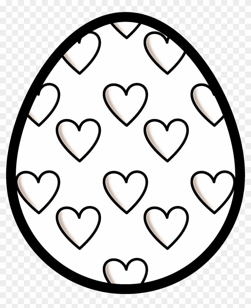Fancy Idea Black And White Easter Egg Clipart Eggs - Black And White Easter Eggs #837254