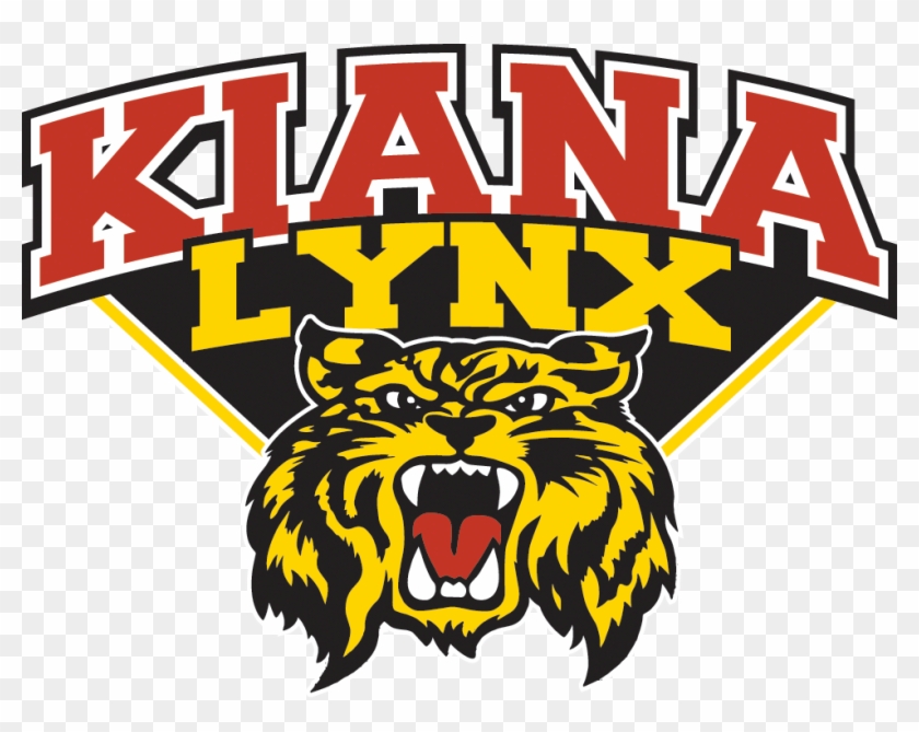 Kiana School - 5in X 5in Yellow Wildcat Mascot Mascots Bumper Sticker #837269
