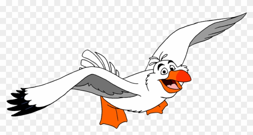 Seagull Cartoon Clipart #837499