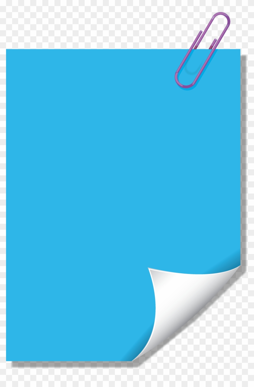 Blue Sticky Notes Png #837559