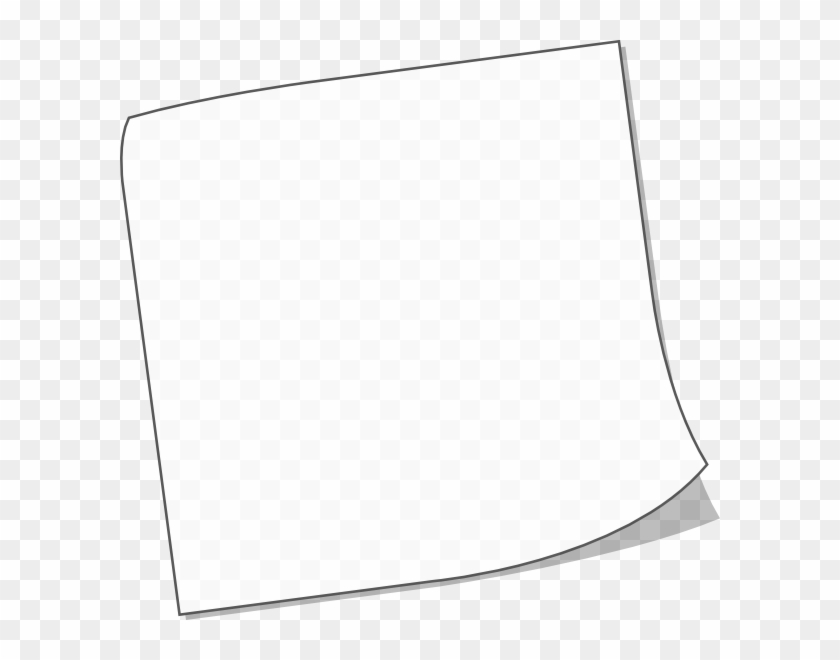 White Sticky Note Clip Art At Clker - White Sticky Note Clip Art At Clker #837579