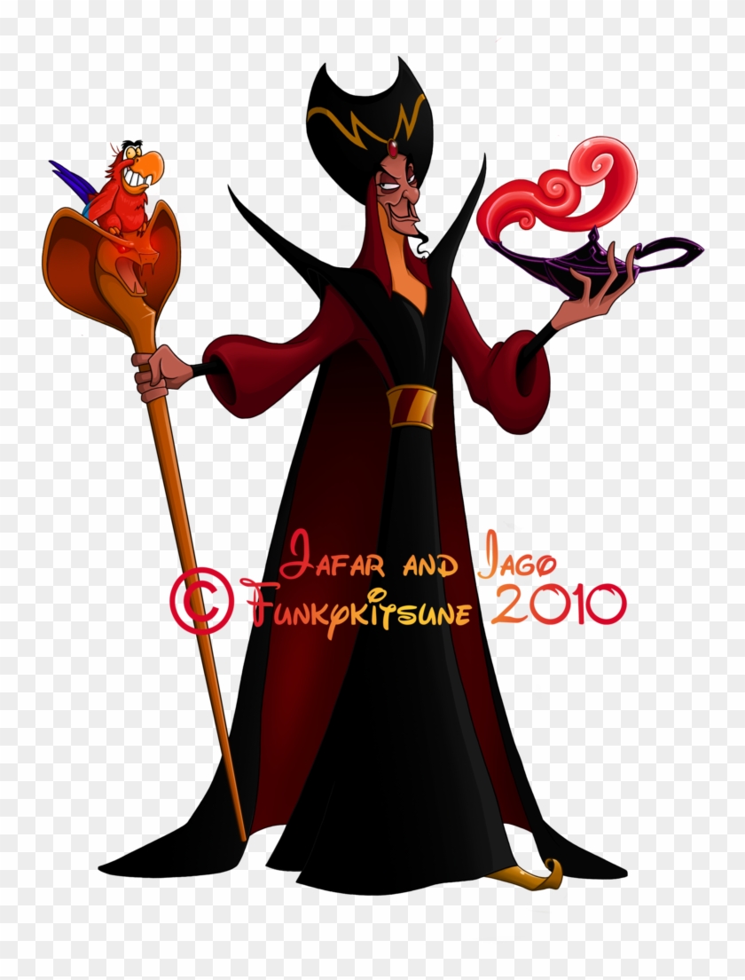 Thats Okay Can You Draw Red Dressed Up Like Jafar(complete - Jafar And Iago Png #837645