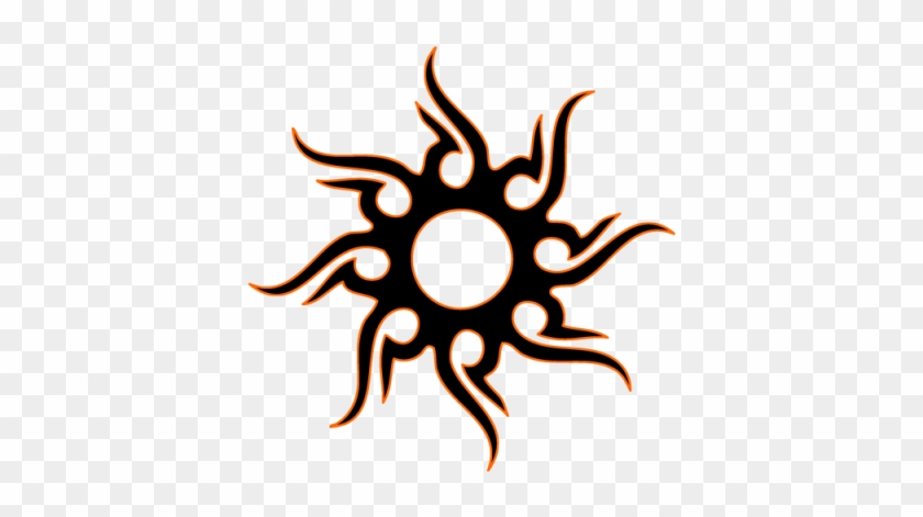 Tribal Sun Tattoo Download Png Images - David Star 8 Points #837723