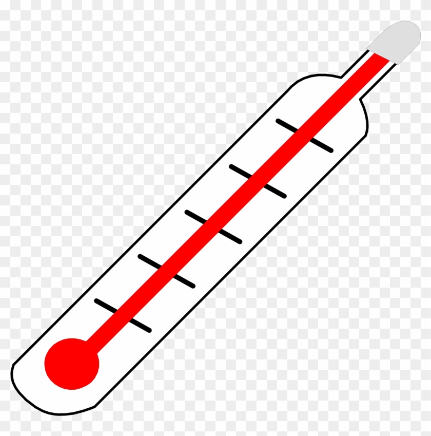 Thermometer Hot Clip Art At Clker - Thermometer Clipart Png #837759