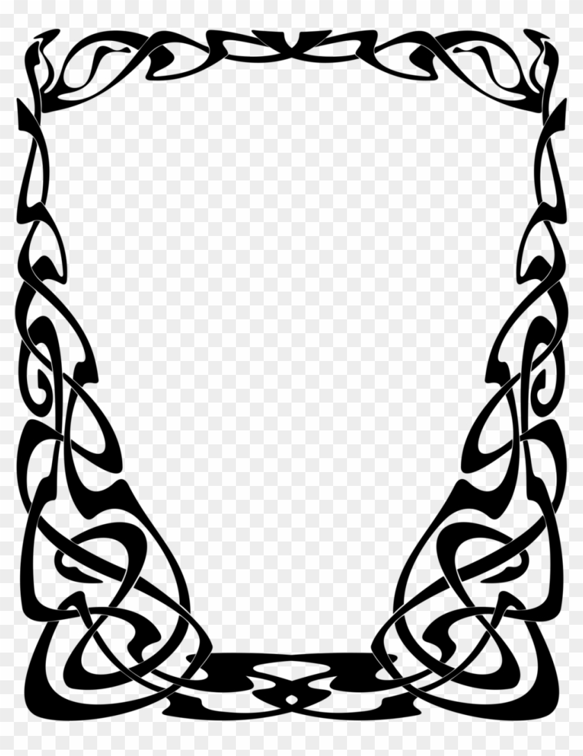 Art Nouveau Frame3 By Lyotta - Art Nouveau #837797