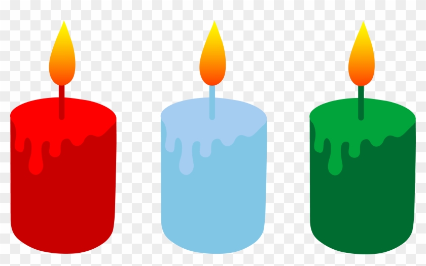 Candle Border Clipart - 2 Candles Clipart #837820