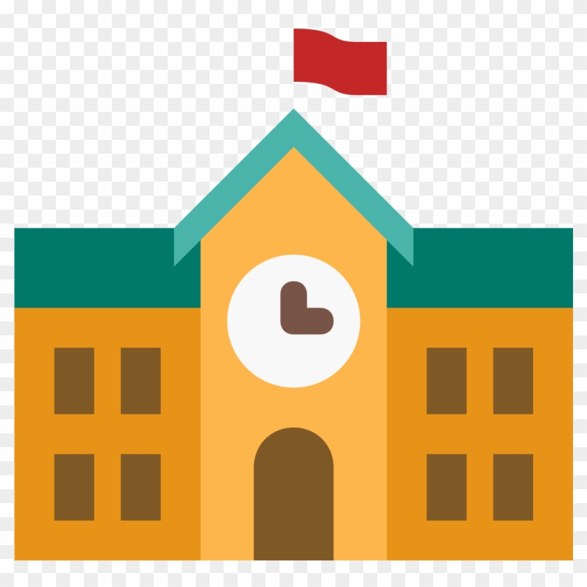 School Building Icon - School Icon Png #837926