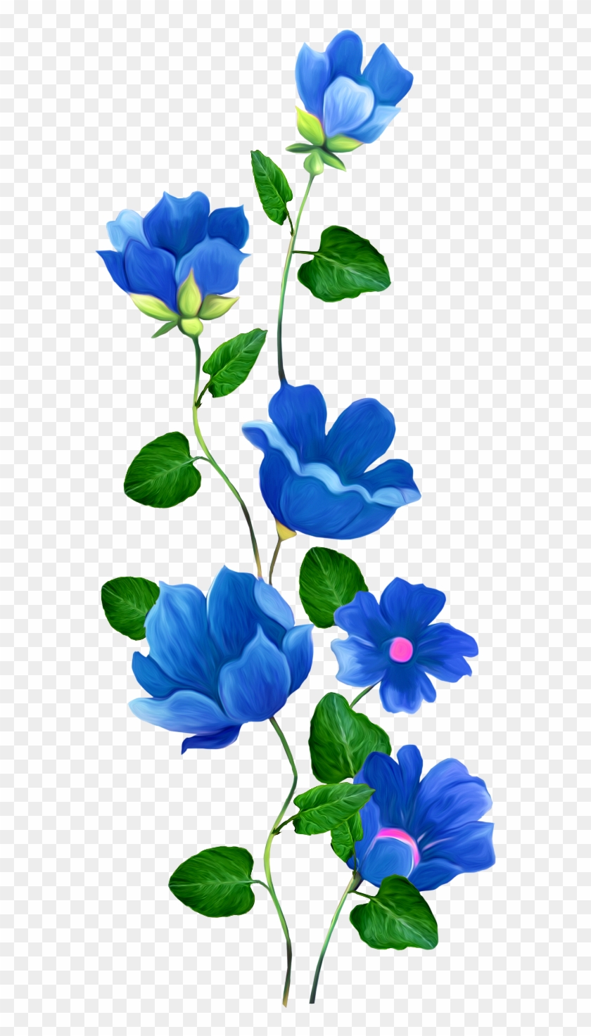 Flower Rose Blue Pin Clip Art - Buonanotte Con Baci Perugina #837960
