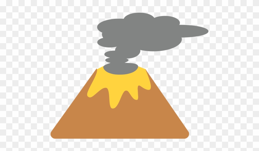 Volcano Emoji - Volcano Emoticon #837990