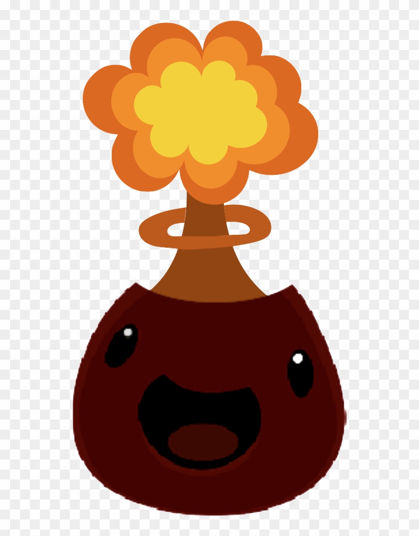 Volcano Slime With A Mushroom Cloud - Clip Art Volcano #837996