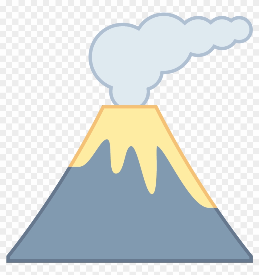 Volcano Icon - Volcano Icon Blue #838000