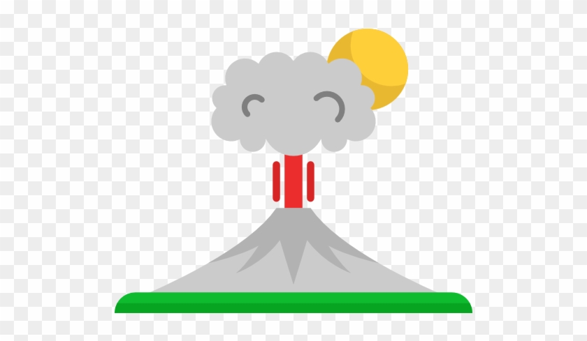Volcano Free Icon - Erupcion Png #838015