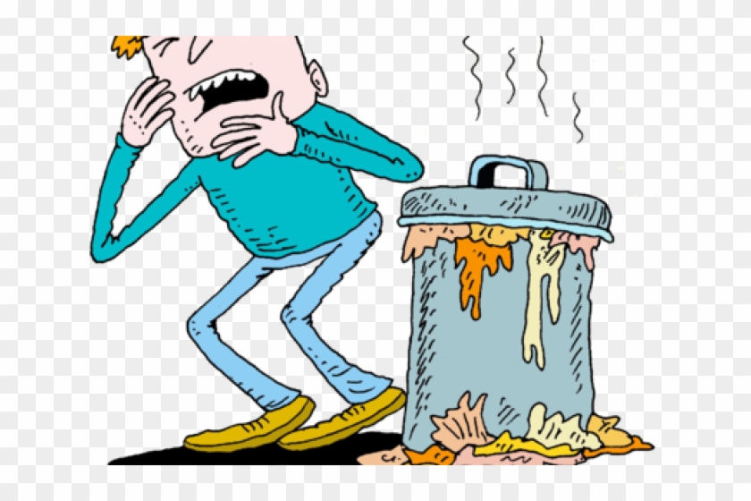Trash Can Clipart Foul Odor - Trash Can Clipart Foul Odor #838130