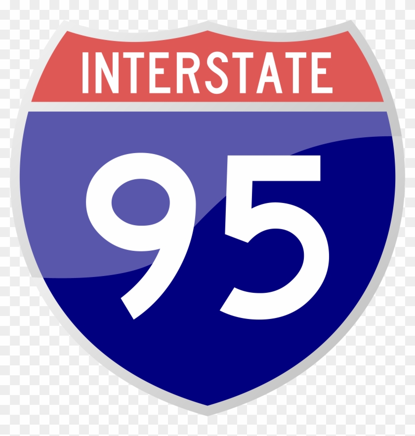 Interstate 95 Sign Png Clipart - Interstate 40 Sticker Decal R904 Highway Sign - 5 Inch #838379