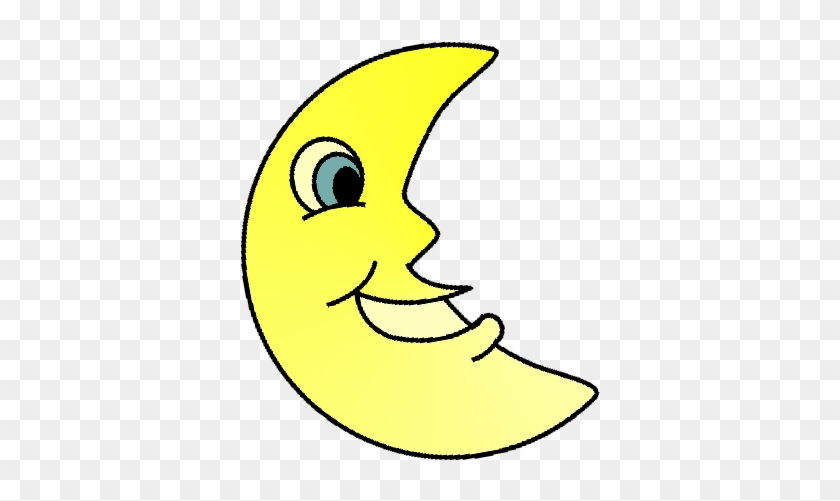 Moon Cartoon Clipart Image - Moon Clip Arts #838459