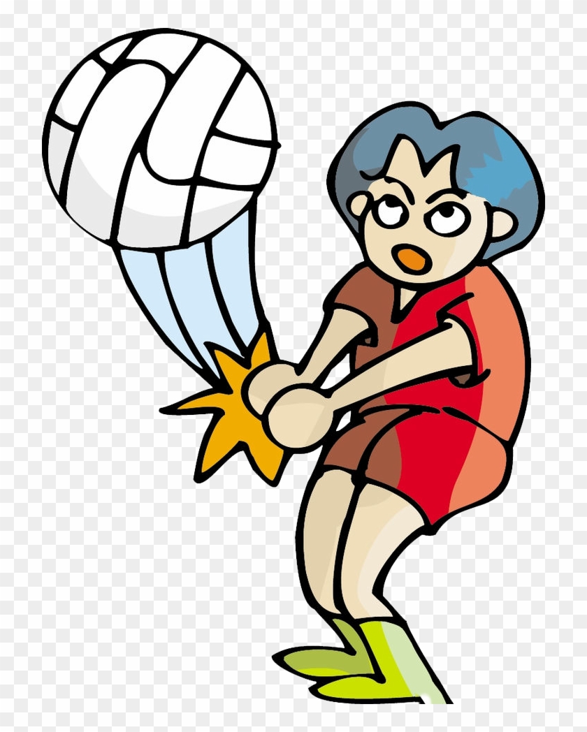 Volleyball Cartoon Computer File - صور لكرة الطائرة كرتون #838460