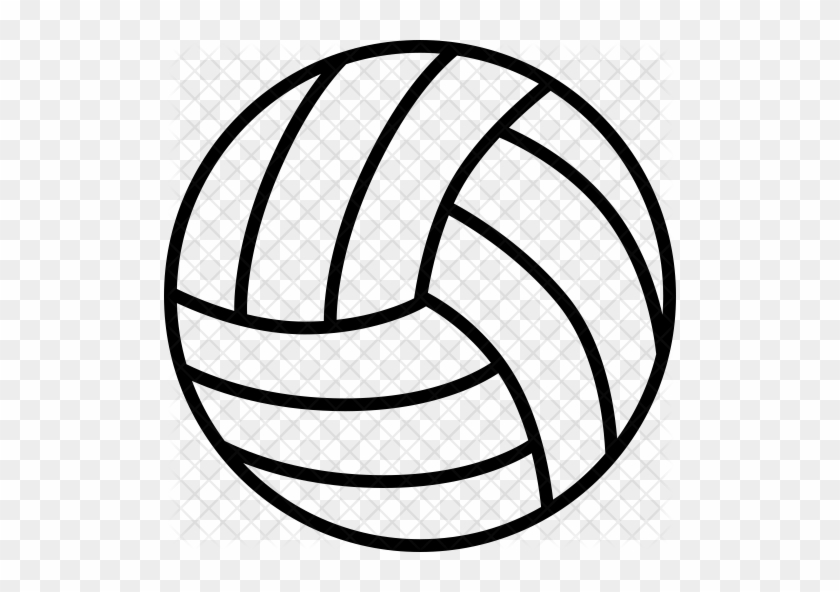 Volley Icon - Clip Art Volleyball Ball #838462