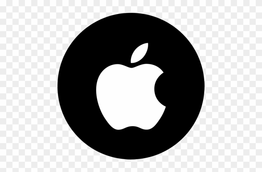Apple Black & White Icon, Apple, Social, Media Png - Apple Logo Png White #838465