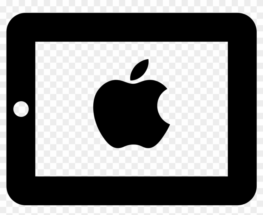 It's A Logo For An Ipad From Apple Made Up Of Two Rounded - Ipad Icon #838466