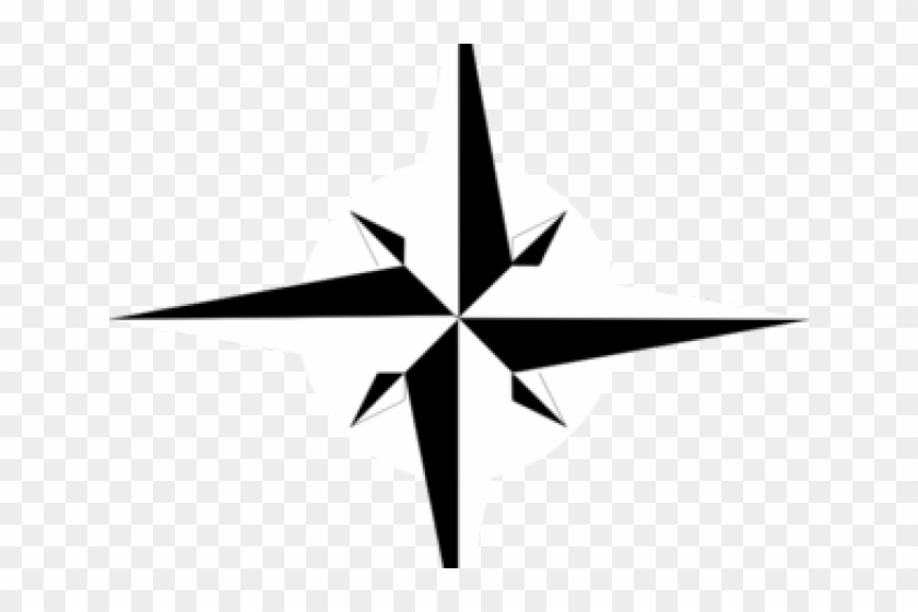 Compass Clipart North Star - Rosa De Los Vientos Vector #838508