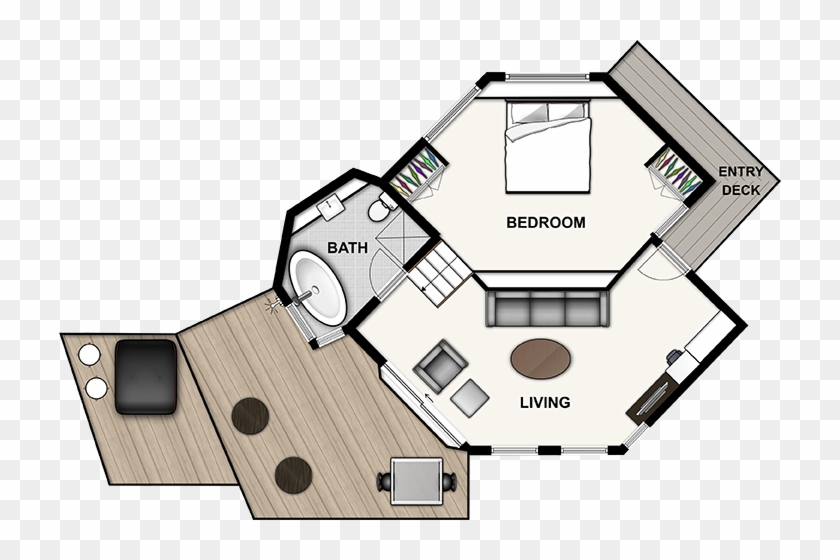 Treehouse Cabin Floor Plans