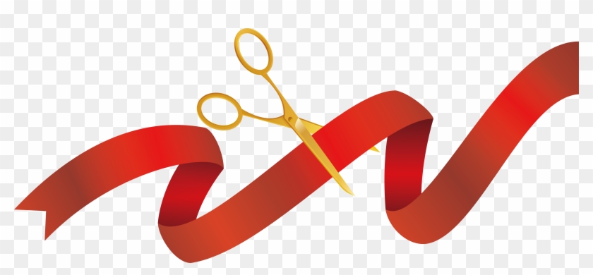 Opening Ceremony Ribbon Scissors - Opening Ceremony Ribbon Png #838894