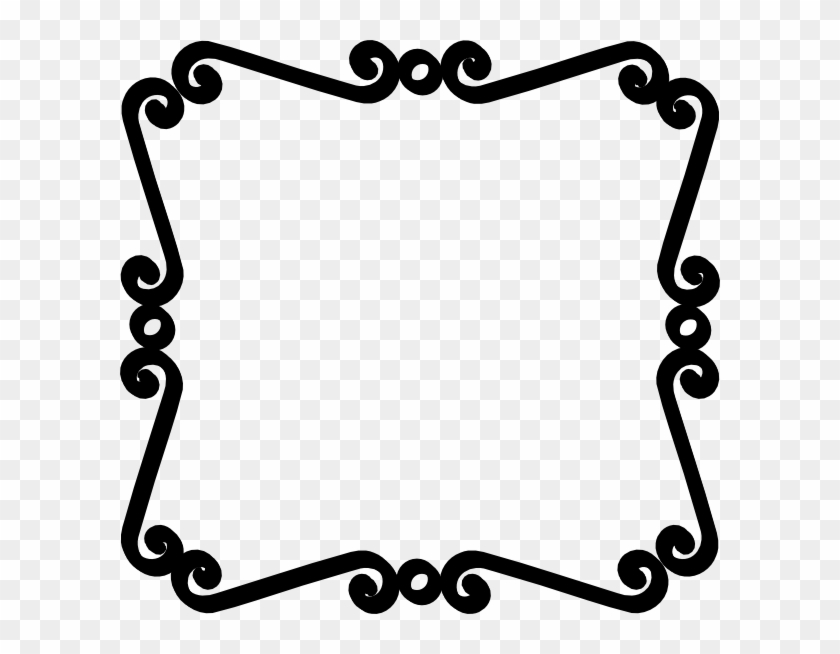 Wedding Clip Art Black And White Border - Border Black And White #838931