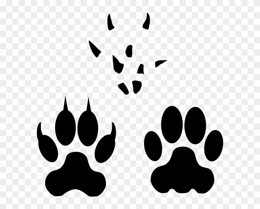 Cat/dog/mouse Foot Steps/tracks Svg By Qubodup - Cat Paw Icon Png #838934