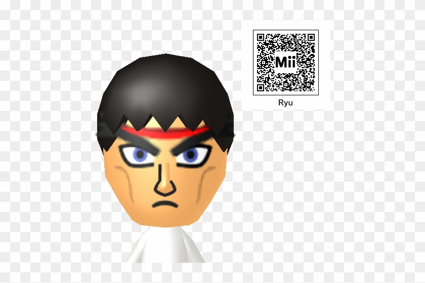 Street Fighter Ryu Mii Qr By Dmn666 - Ryu Mii Qr Code #839125