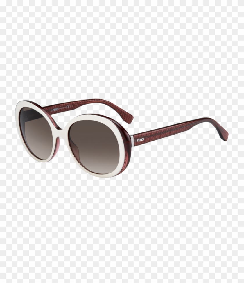 Eye See Euphoria - Fendi Ff 0001/s Micrologo Ivory/brown/pink #839215