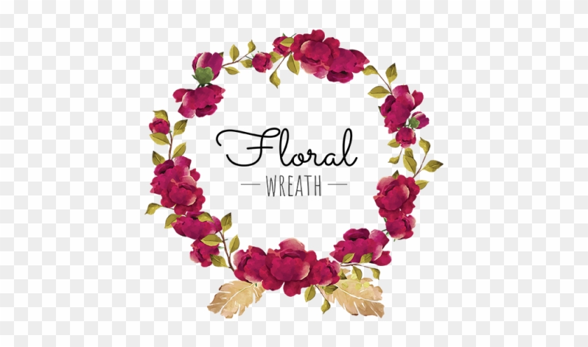 Corona De Flores Gratis Png Y Vector - Floral Designs For Mandala Coloring  Lovers - Free Transparent PNG Clipart Images Download