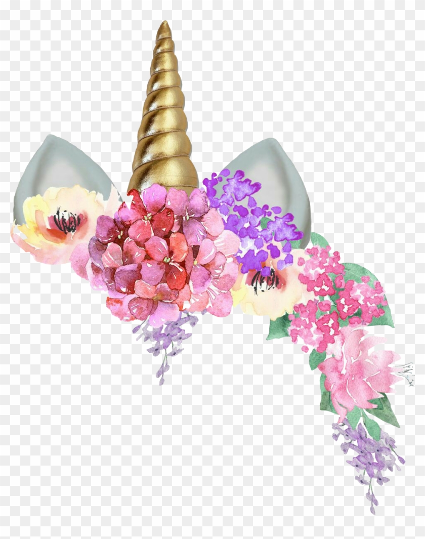 Unicorncrown Unicorn Unicornio Corona Flores Flowers - Invitaciones Para Baby Shower #839272